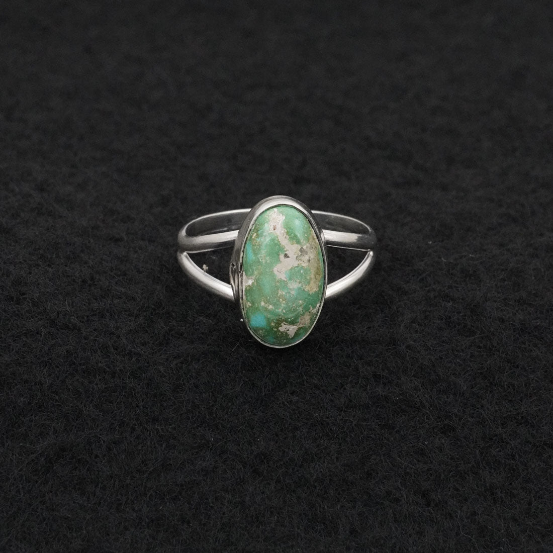 Rosemary Saunders Turquoise & Sterling Silver Ring Size 7