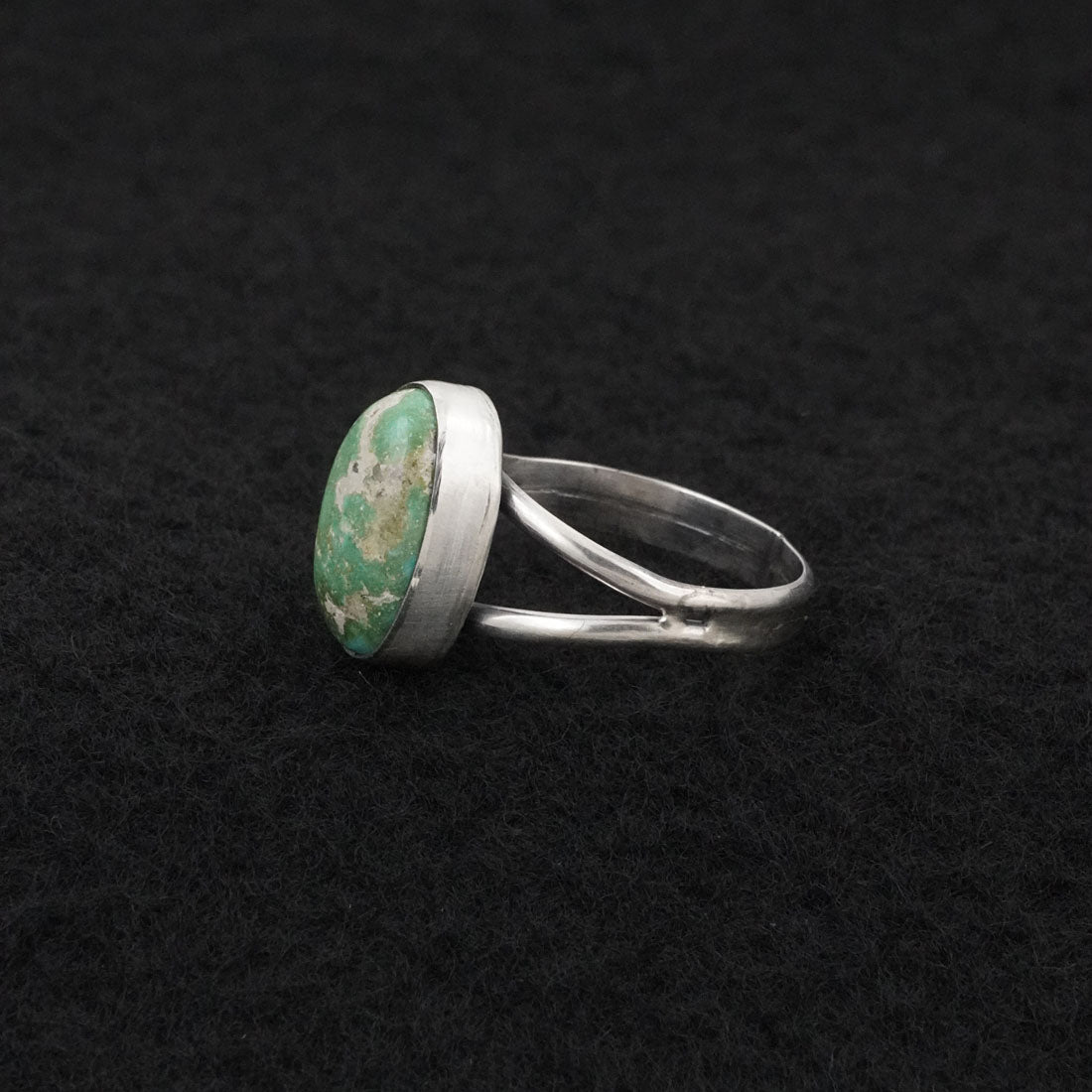 Rosemary Saunders Turquoise & Sterling Silver Ring Size 7