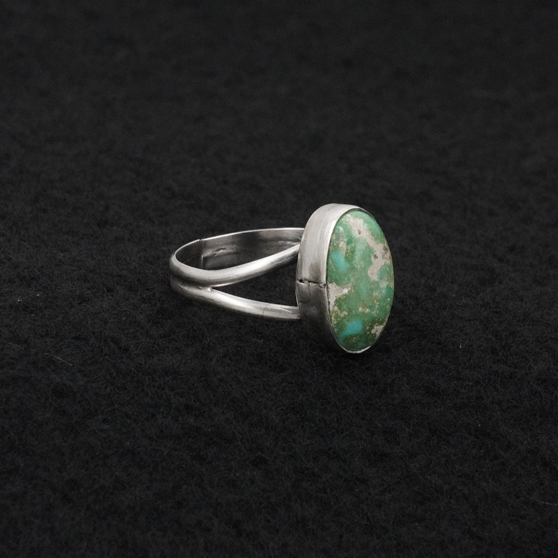 Rosemary Saunders Turquoise & Sterling Silver Ring Size 7