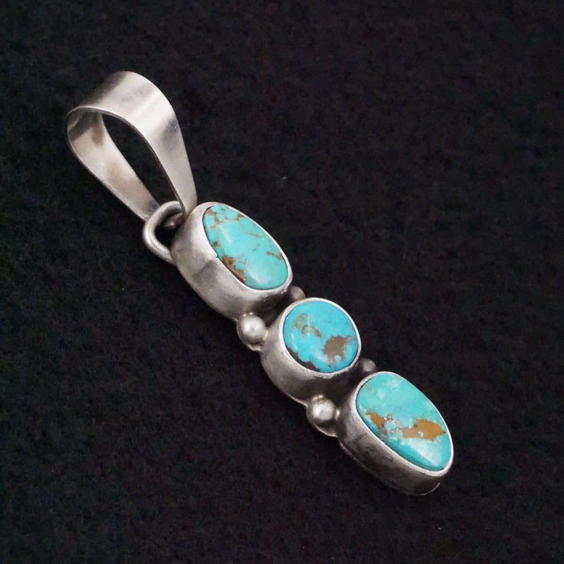 Darrin Livingston Turquoise & Sterling Silver Pendant