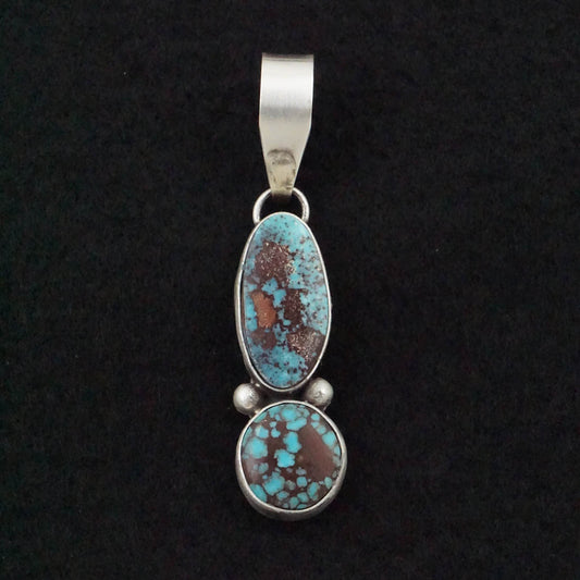 Danny Henio Turquoise & Sterling Silver Pendant