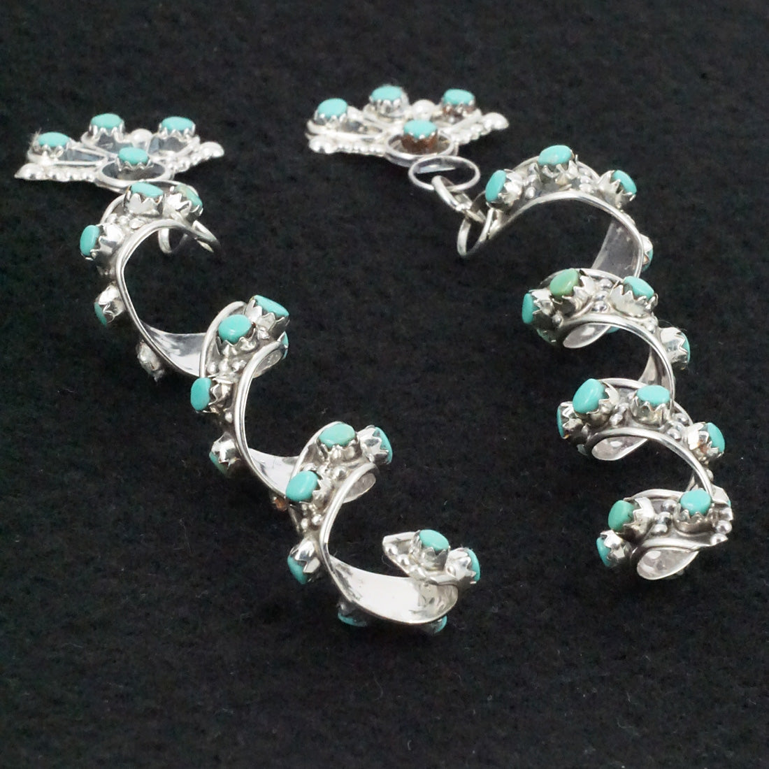 Joanne Cheama Turquoise & Sterling Silver Earrings