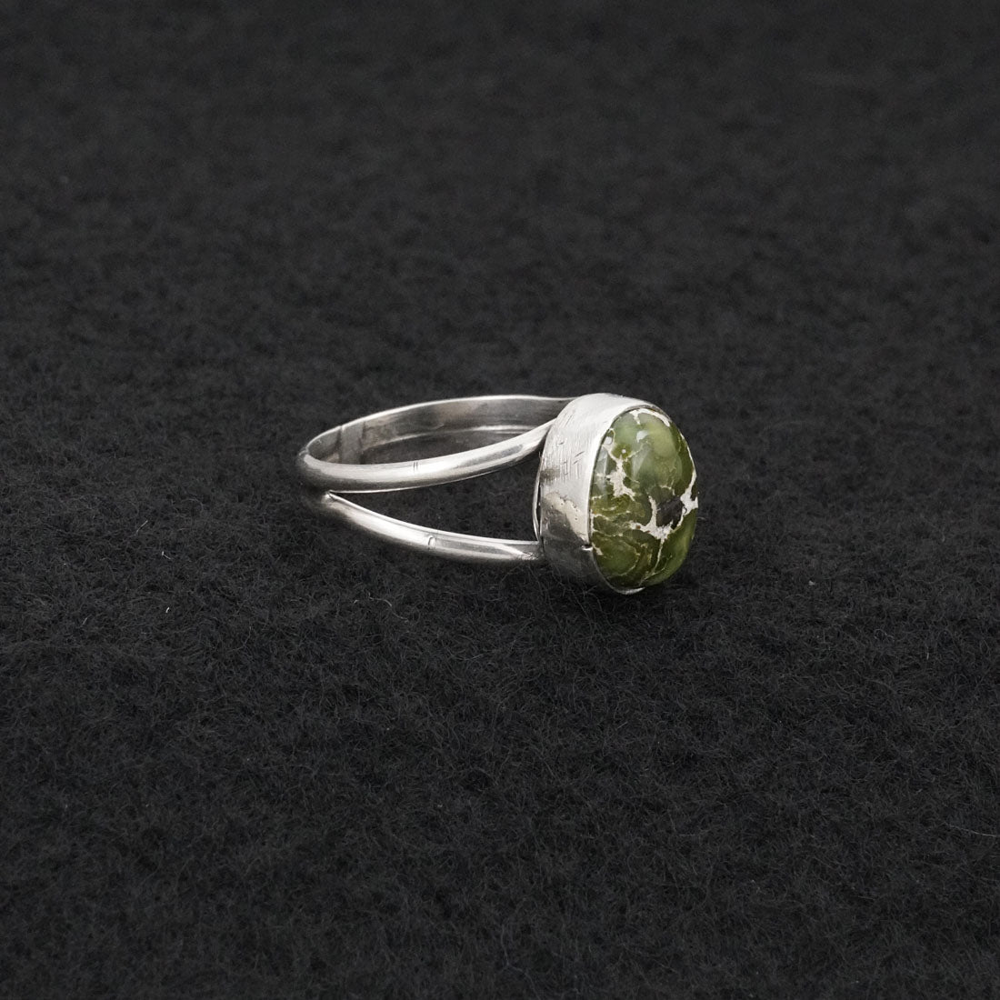 Rosemary Saunders Turquoise & Sterling Silver Ring Size 6