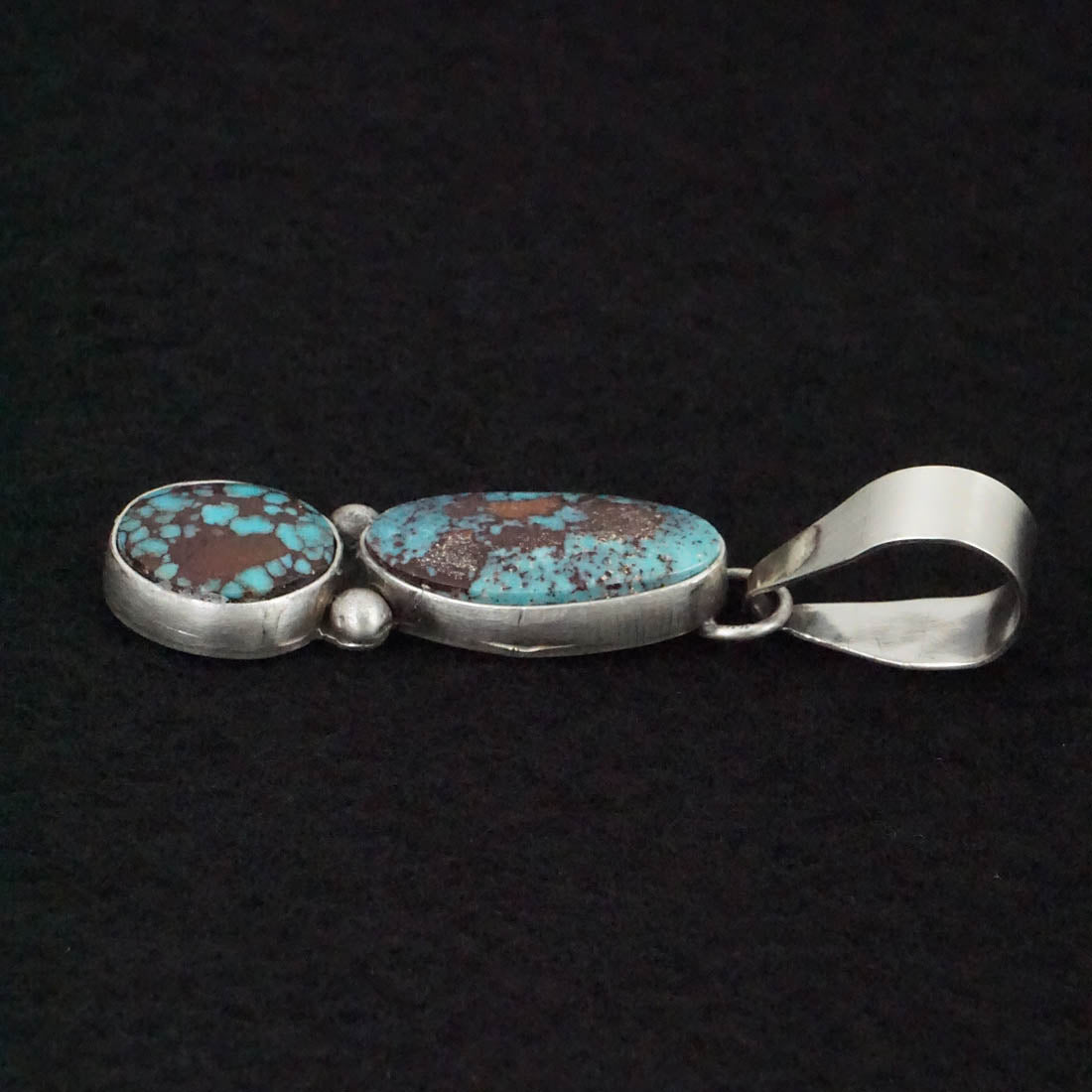 Danny Henio Turquoise & Sterling Silver Pendant