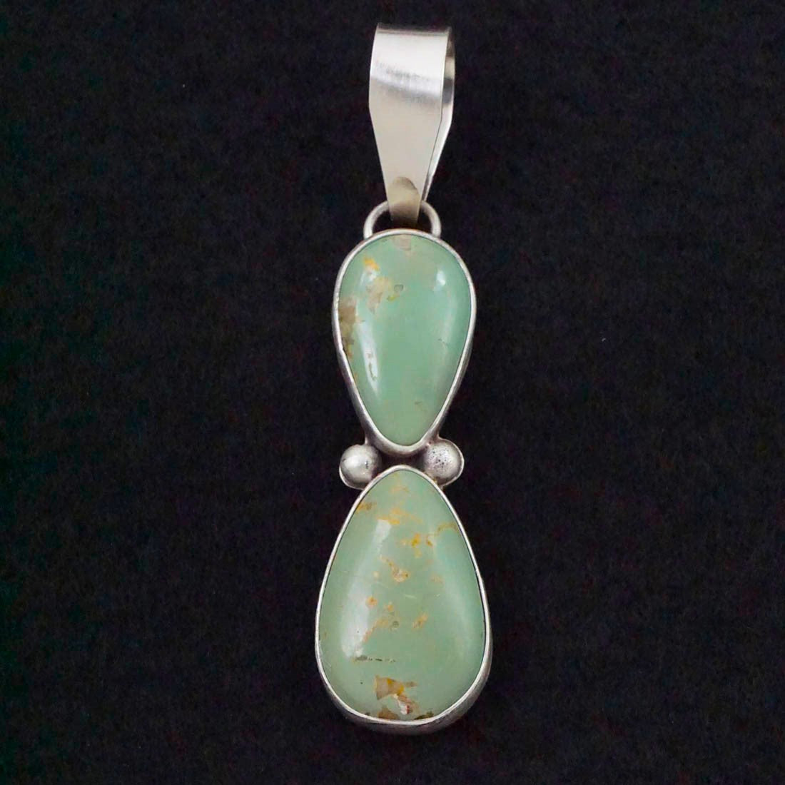 Danny Henio Turquoise & Sterling Silver Pendant