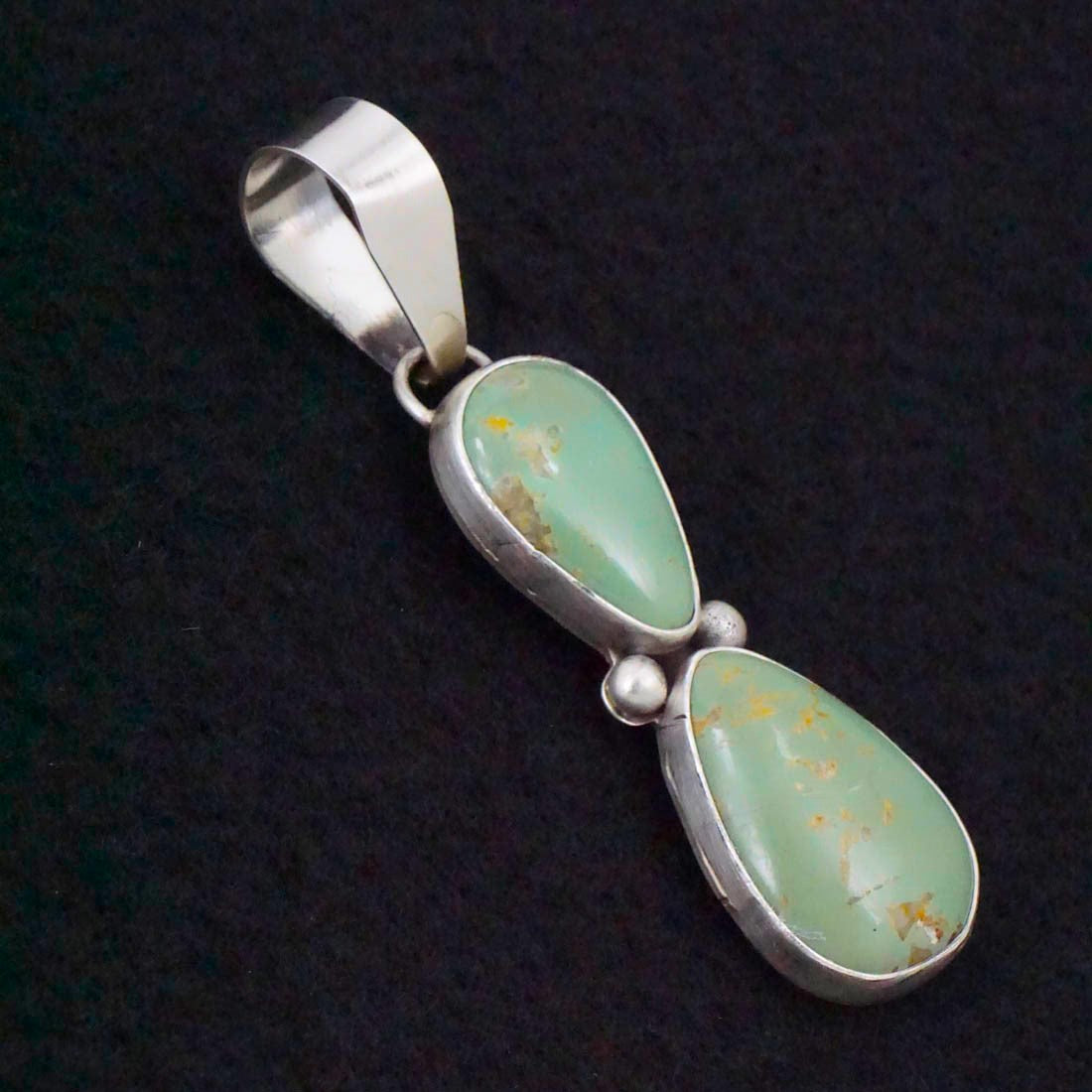 Danny Henio Turquoise & Sterling Silver Pendant