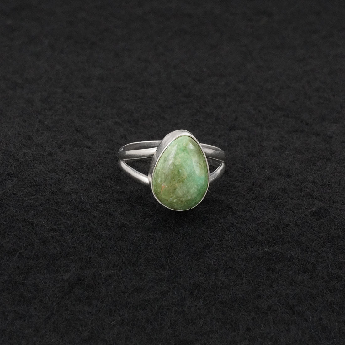 Rosemary Saunders Turquoise & Sterling Silver Ring Size 5.5
