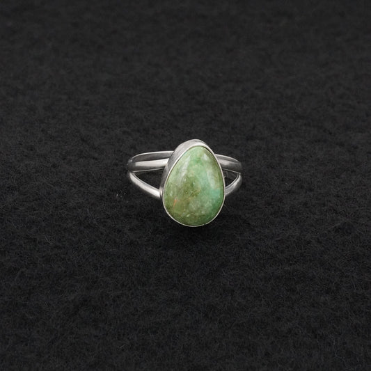 Rosemary Saunders Turquoise & Sterling Silver Ring Size 5.5