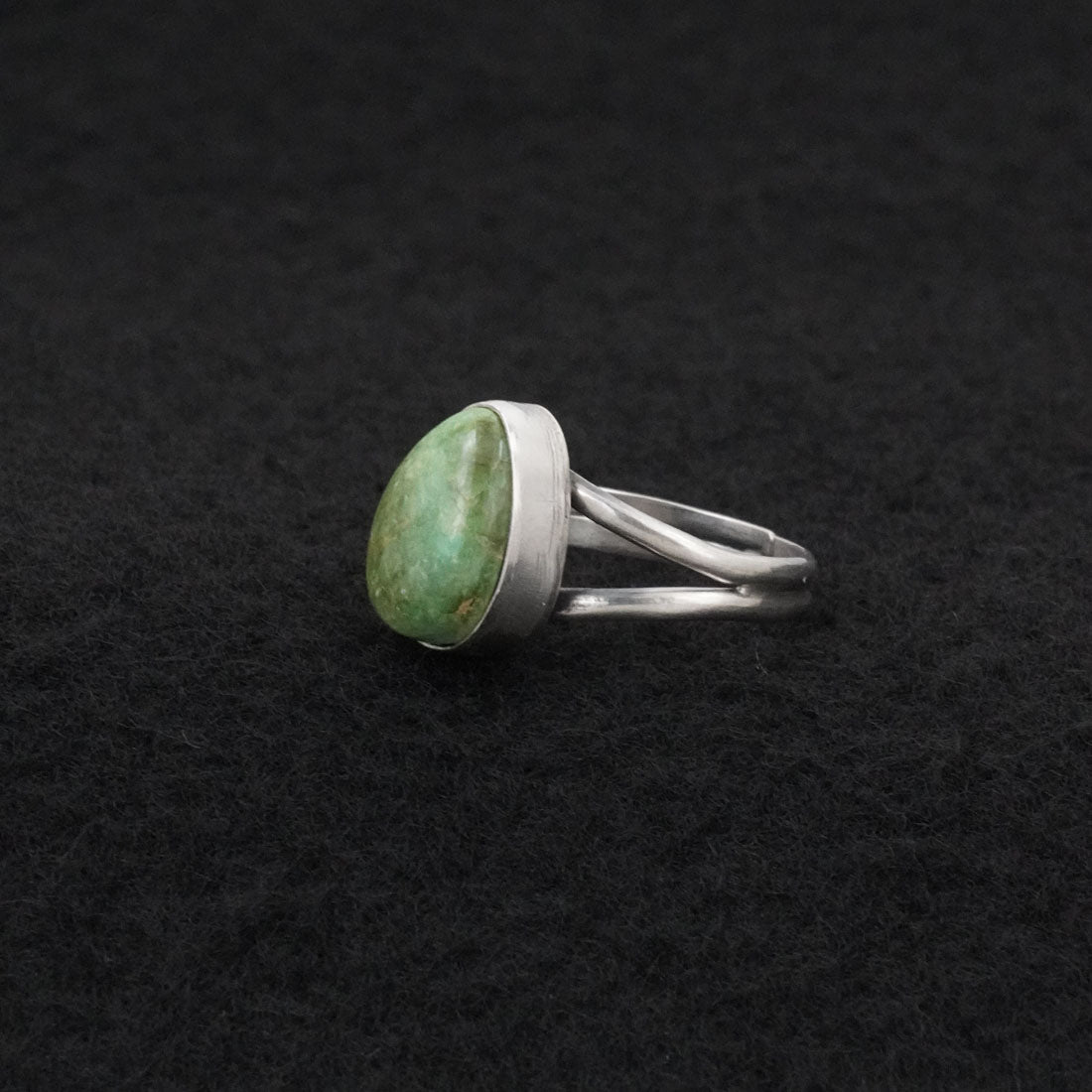 Rosemary Saunders Turquoise & Sterling Silver Ring Size 5.5
