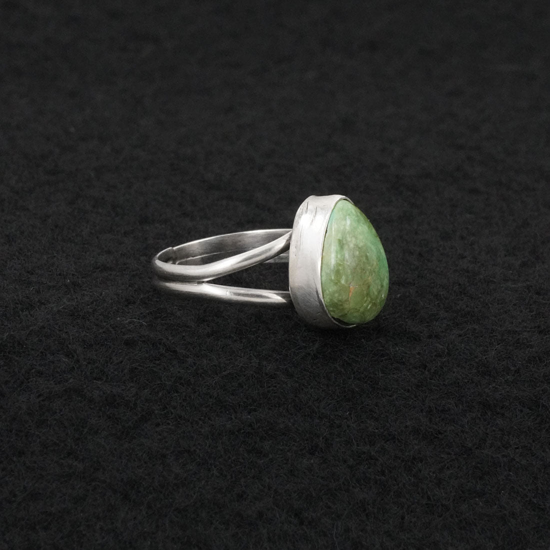 Rosemary Saunders Turquoise & Sterling Silver Ring Size 5.5