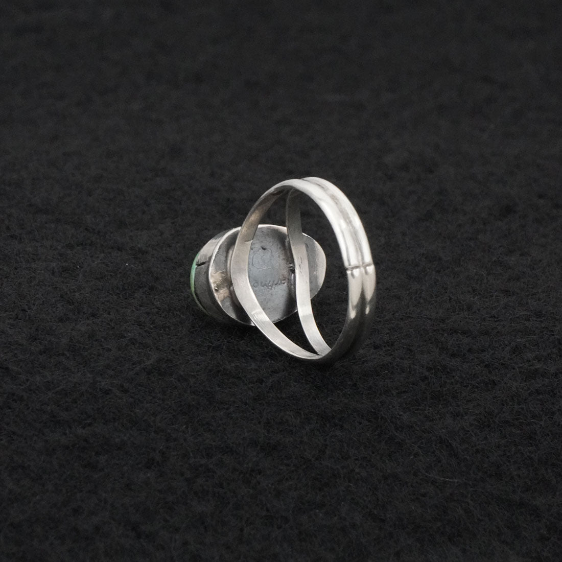 Rosemary Saunders Turquoise & Sterling Silver Ring Size 5.5