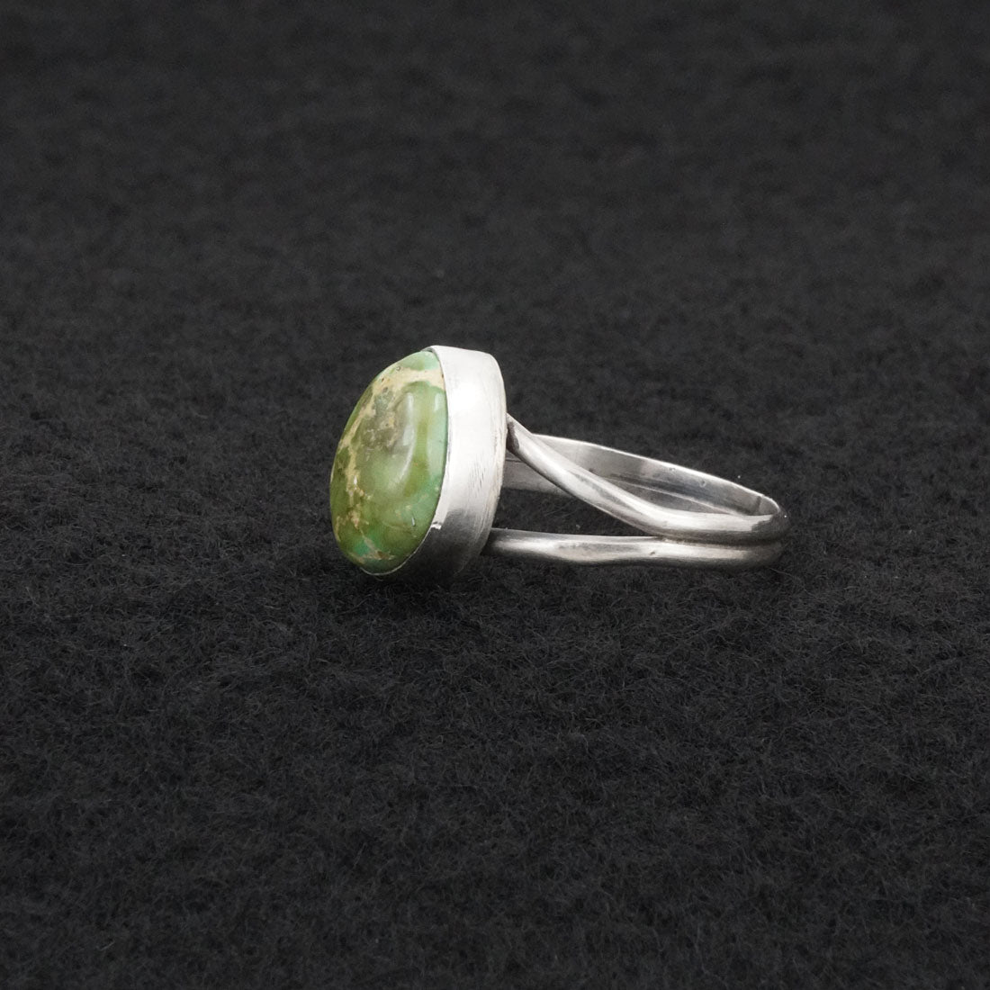 Rosemary Saunders Turquoise & Sterling Silver Ring Size 7.5