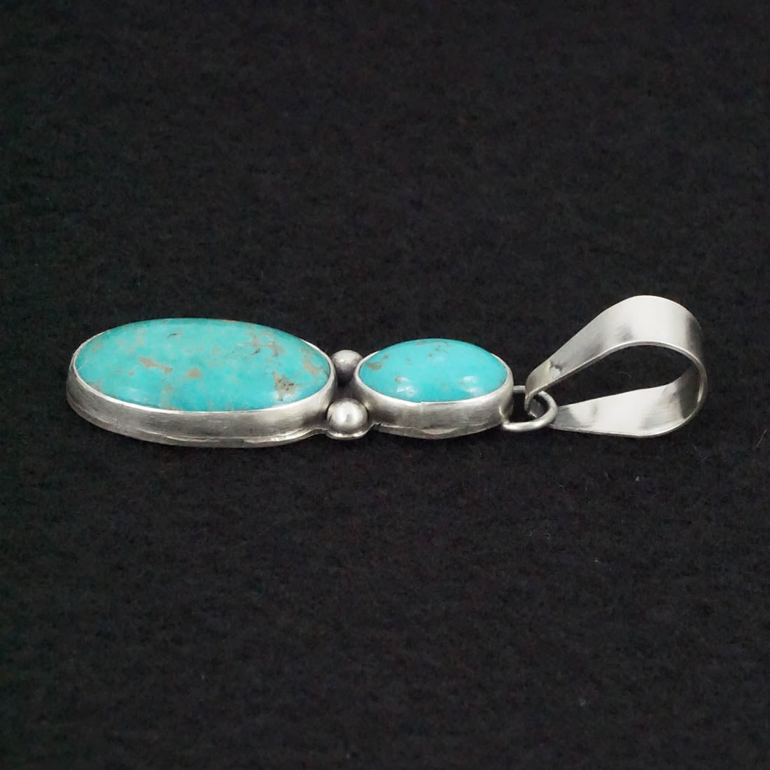 Danny Henio Turquoise & Sterling Silver Pendant