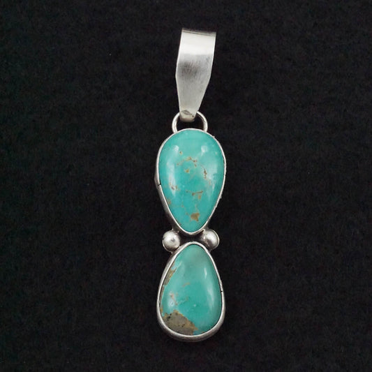 Danny Henio Turquoise & Sterling Silver Pendant