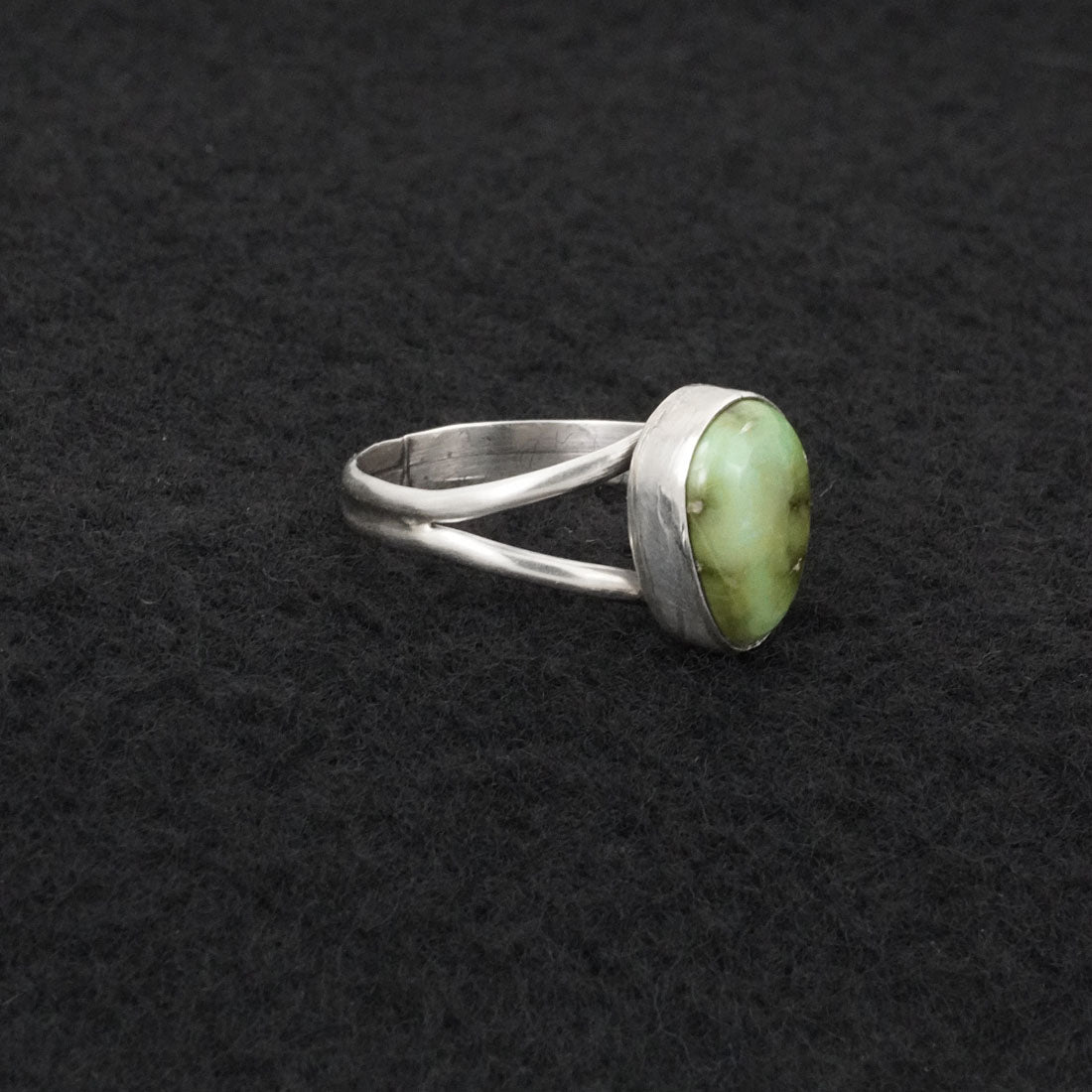 Rosemary Saunders Turquoise & Sterling Silver Ring Size 8.5