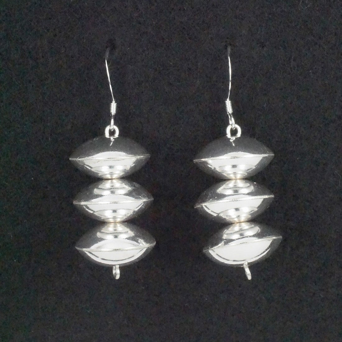 Preston Haley Sterling Silver Navajo Pearl Earrings