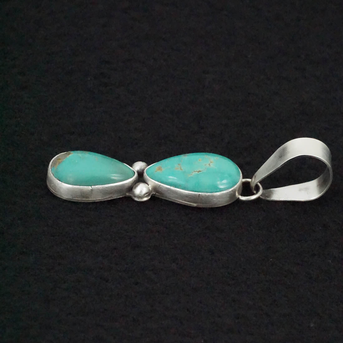 Danny Henio Turquoise & Sterling Silver Pendant