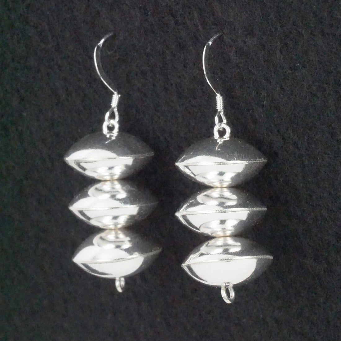 Preston Haley Sterling Silver Navajo Pearl Earrings