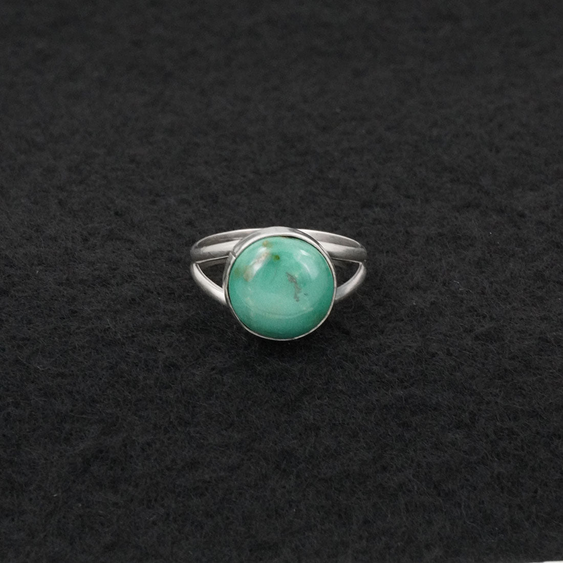Rosemary Saunders Turquoise & Sterling Silver Ring Size 6