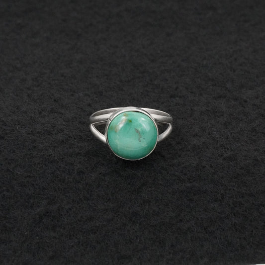 Rosemary Saunders Turquoise & Sterling Silver Ring Size 6