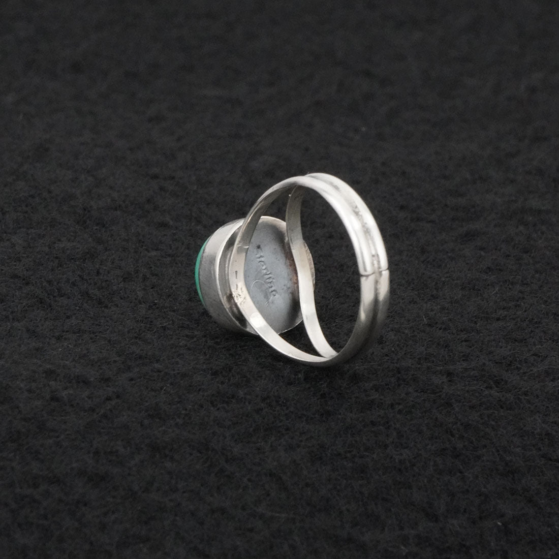 Rosemary Saunders Turquoise & Sterling Silver Ring Size 6