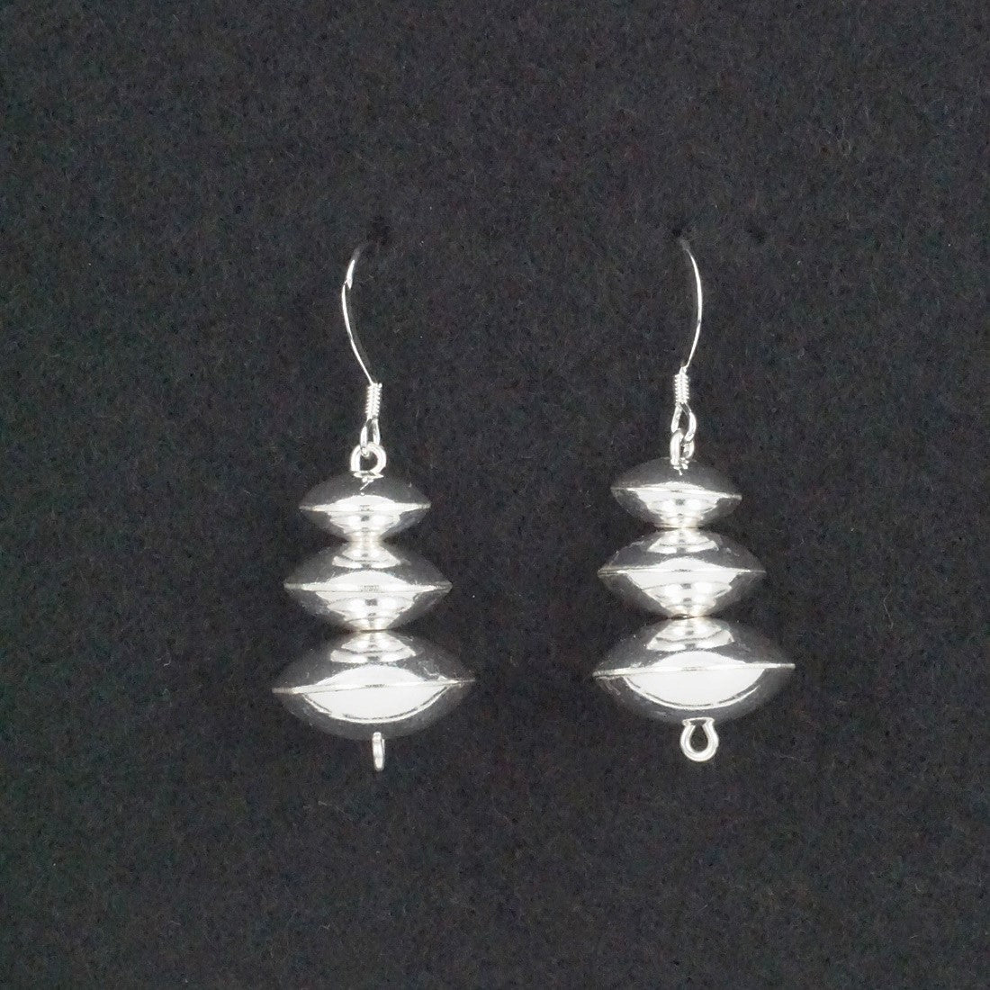 Preston Haley Sterling Silver Navajo Pearl Earrings