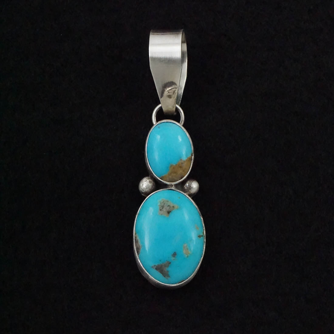 Danny Henio Turquoise & Sterling Silver Pendant