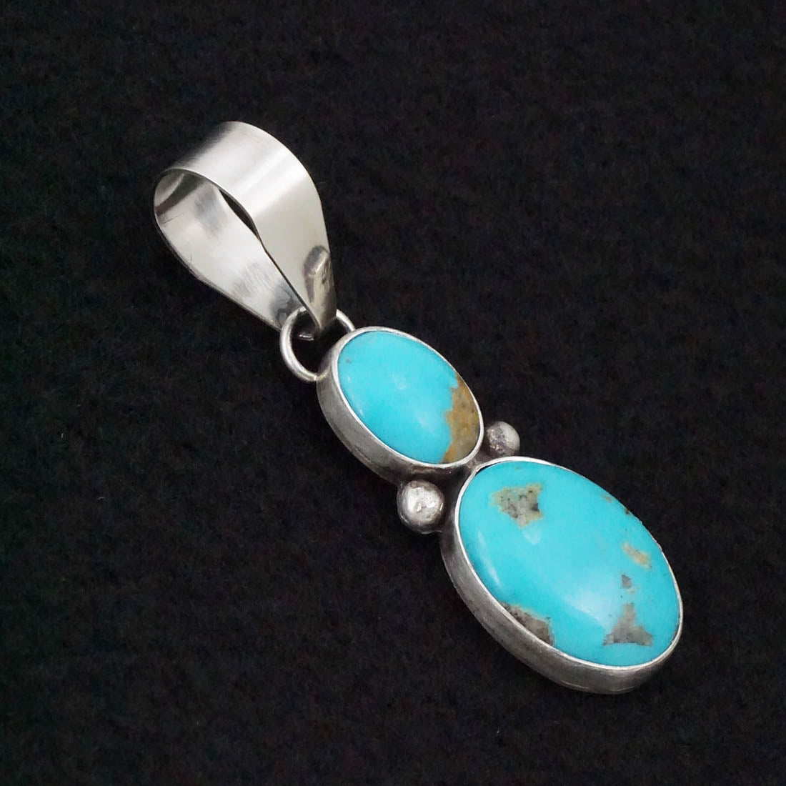 Danny Henio Turquoise & Sterling Silver Pendant