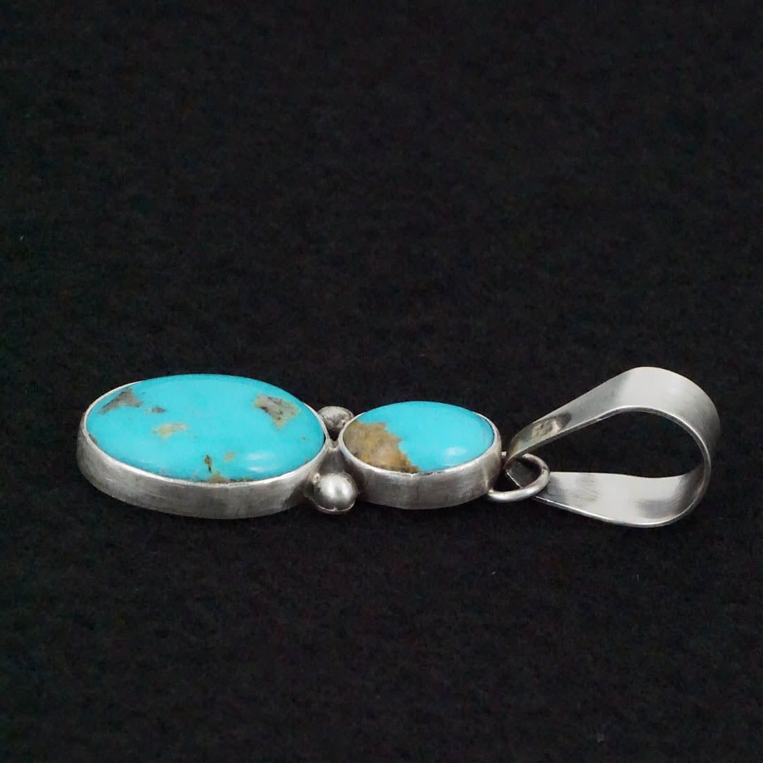 Danny Henio Turquoise & Sterling Silver Pendant