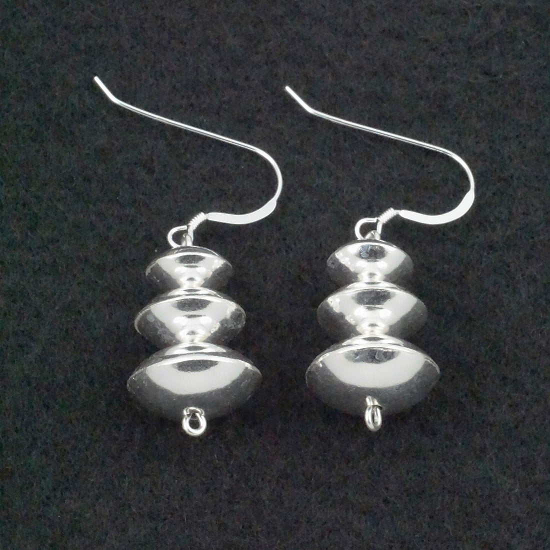 Preston Haley Sterling Silver Navajo Pearl Earrings