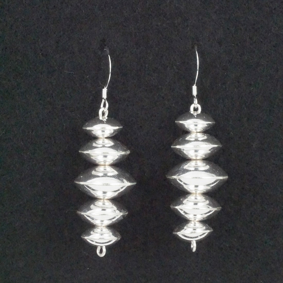 Preston Haley Sterling Silver Navajo Pearl Earrings