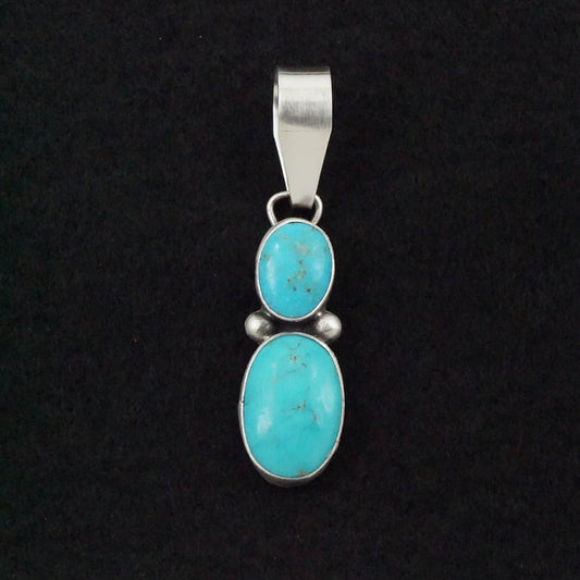 Danny Henio Turquoise & Sterling Silver Pendant