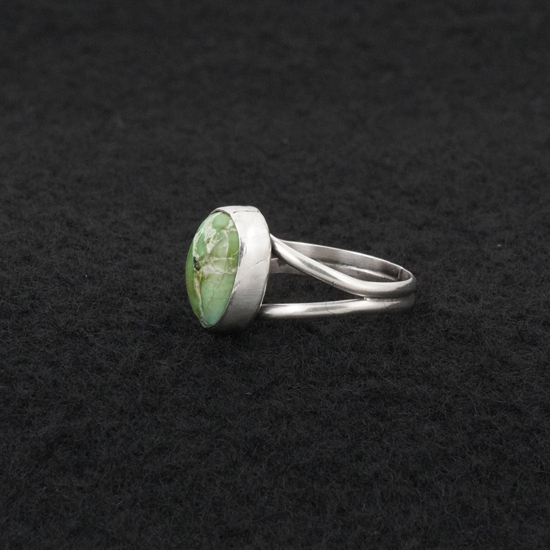 Rosemary Saunders Turquoise & Sterling Silver Ring Size 6.5