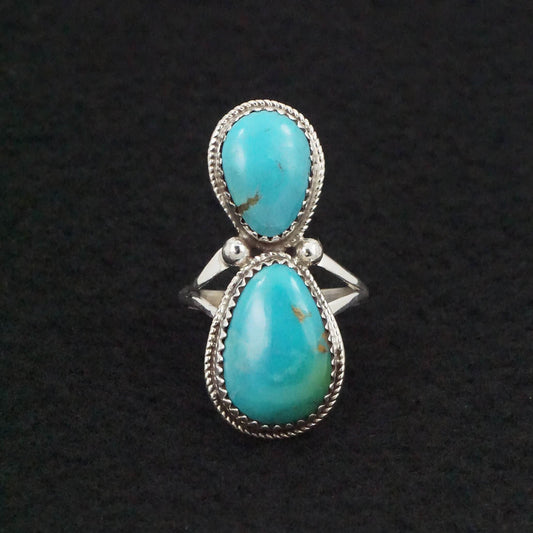 Ernest Hawthorne Turquoise & Sterling Silver Ring Size 7