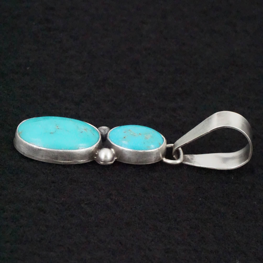 Danny Henio Turquoise & Sterling Silver Pendant