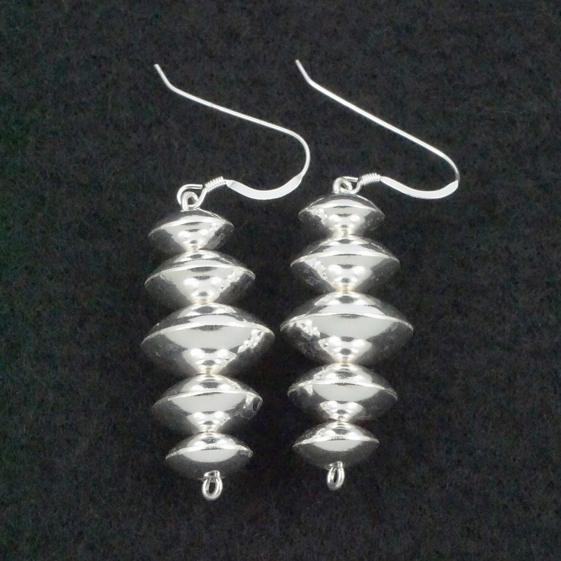 Preston Haley Sterling Silver Navajo Pearl Earrings