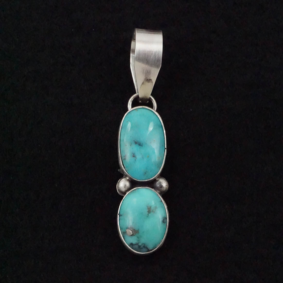 Danny Henio Turquoise & Sterling Silver Pendant