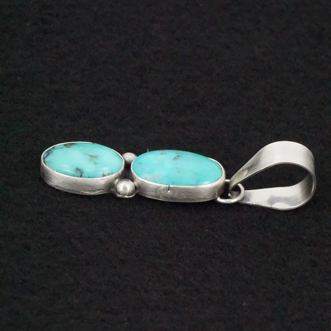 Danny Henio Turquoise & Sterling Silver Pendant