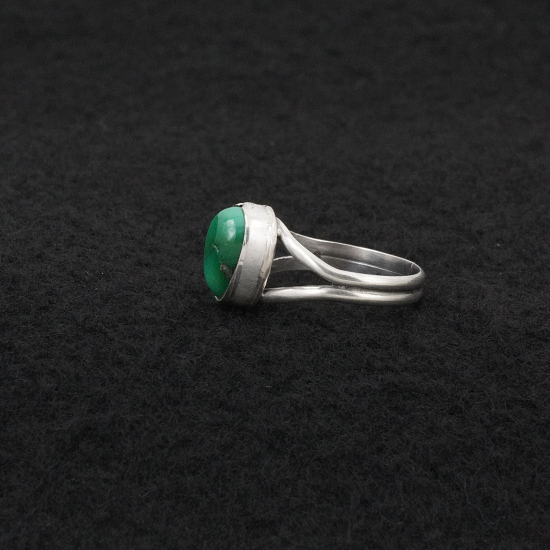 Rosemary Saunders Turquoise & Sterling Silver Ring Size 5.5