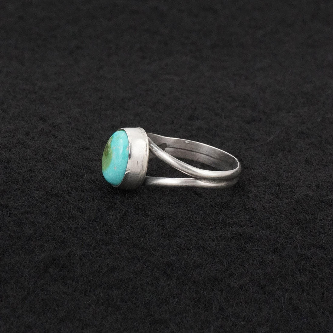 Rosemary Saunders Turquoise & Sterling Silver Ring Size 6