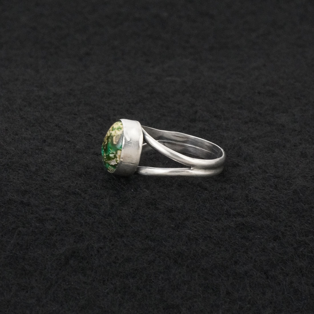 Rosemary Saunders Turquoise & Sterling Silver Ring Size 5.5