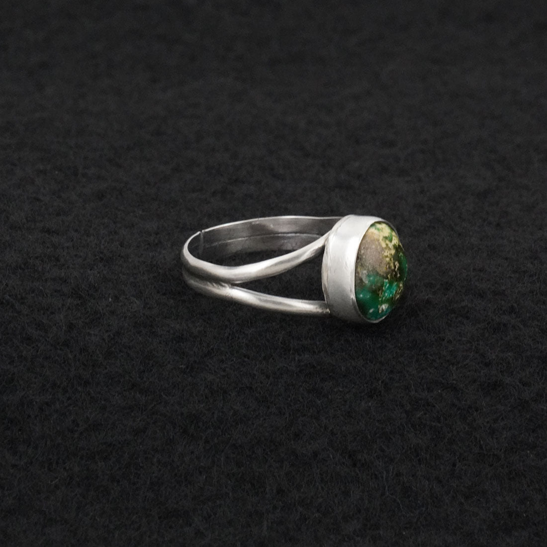 Rosemary Saunders Turquoise & Sterling Silver Ring Size 5.5