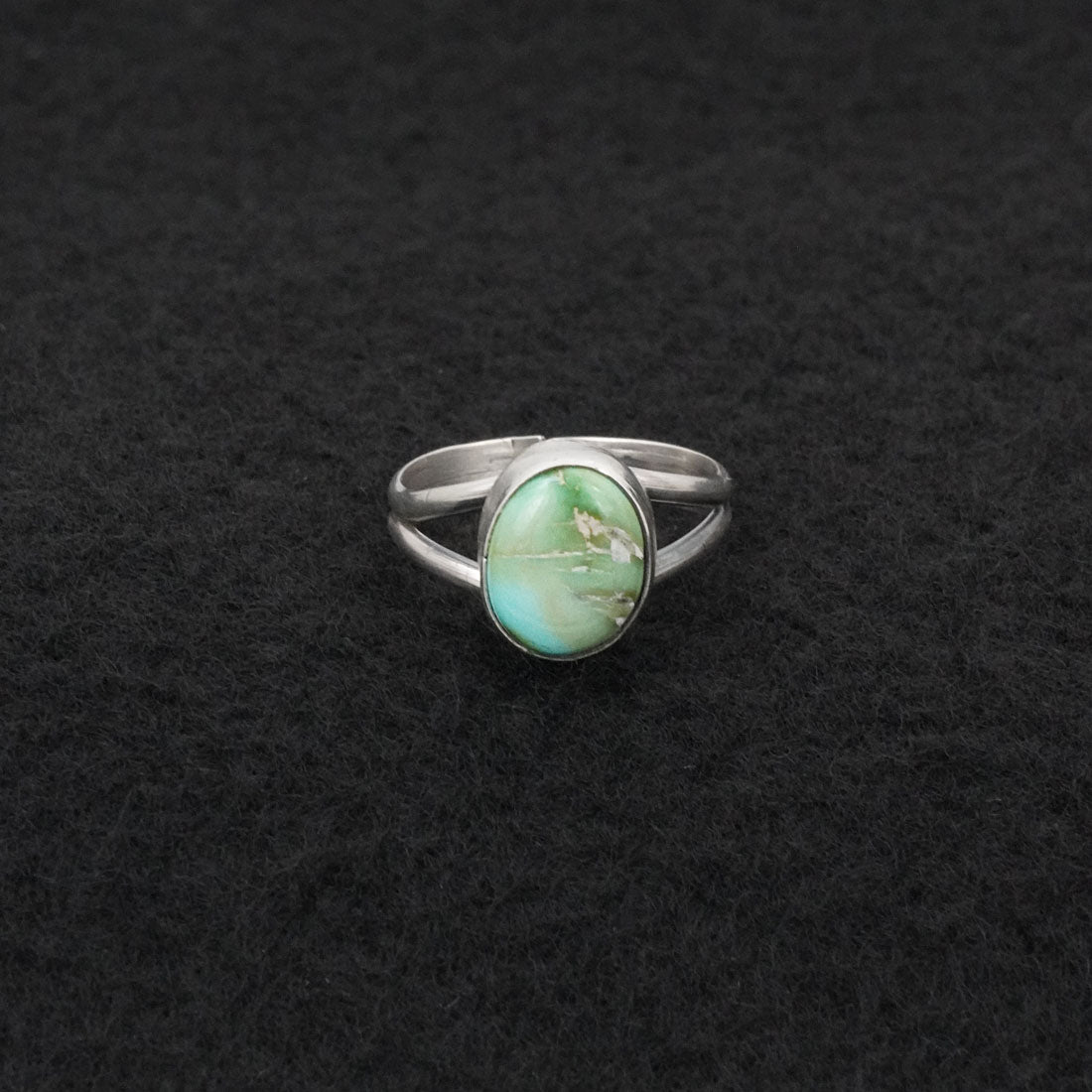 Rosemary Saunders Turquoise & Sterling Silver Ring Size 5