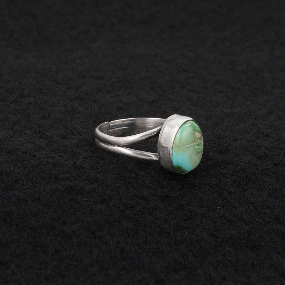 Rosemary Saunders Turquoise & Sterling Silver Ring Size 5