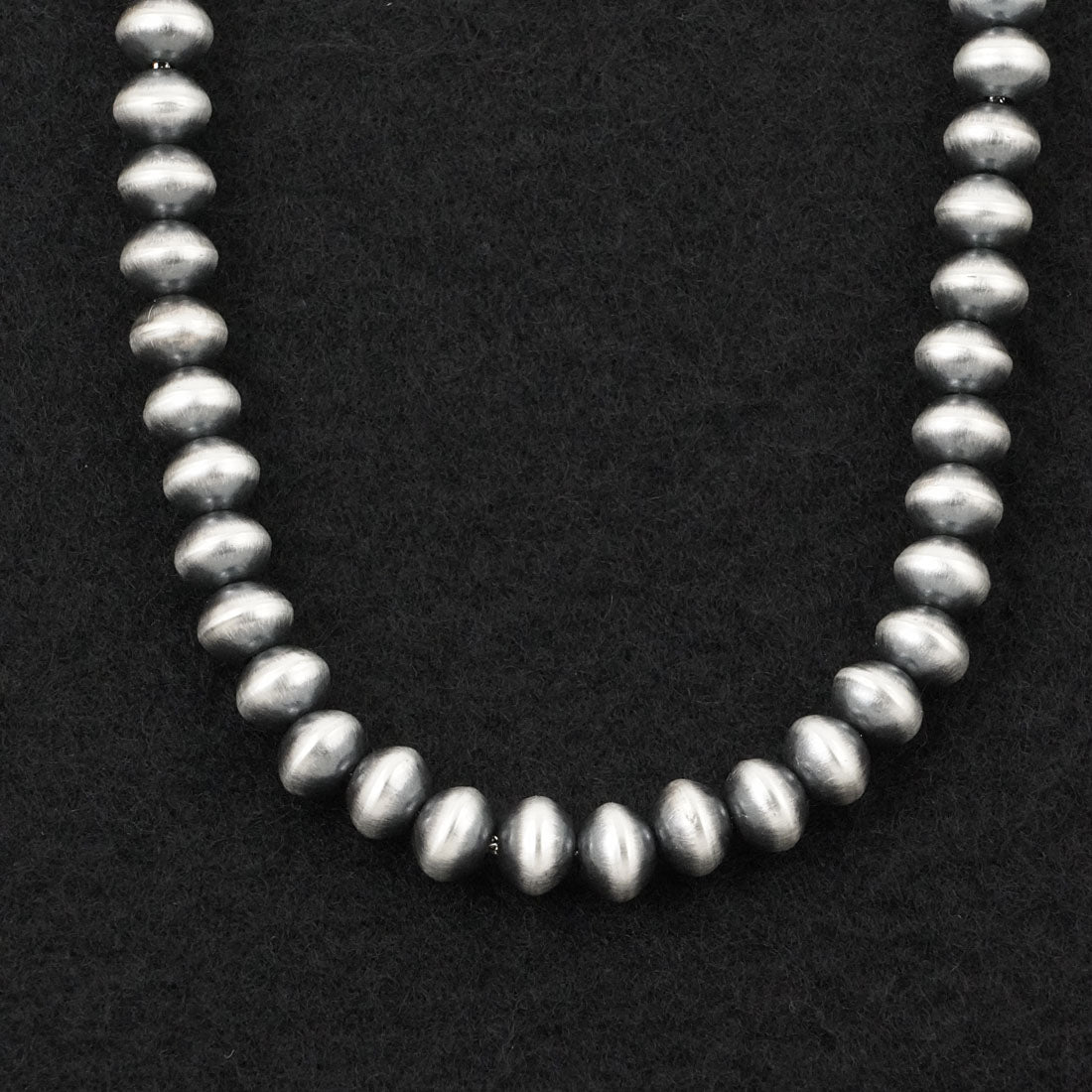 Preston Haley Sterling Silver Navajo Pearl Necklace 20"