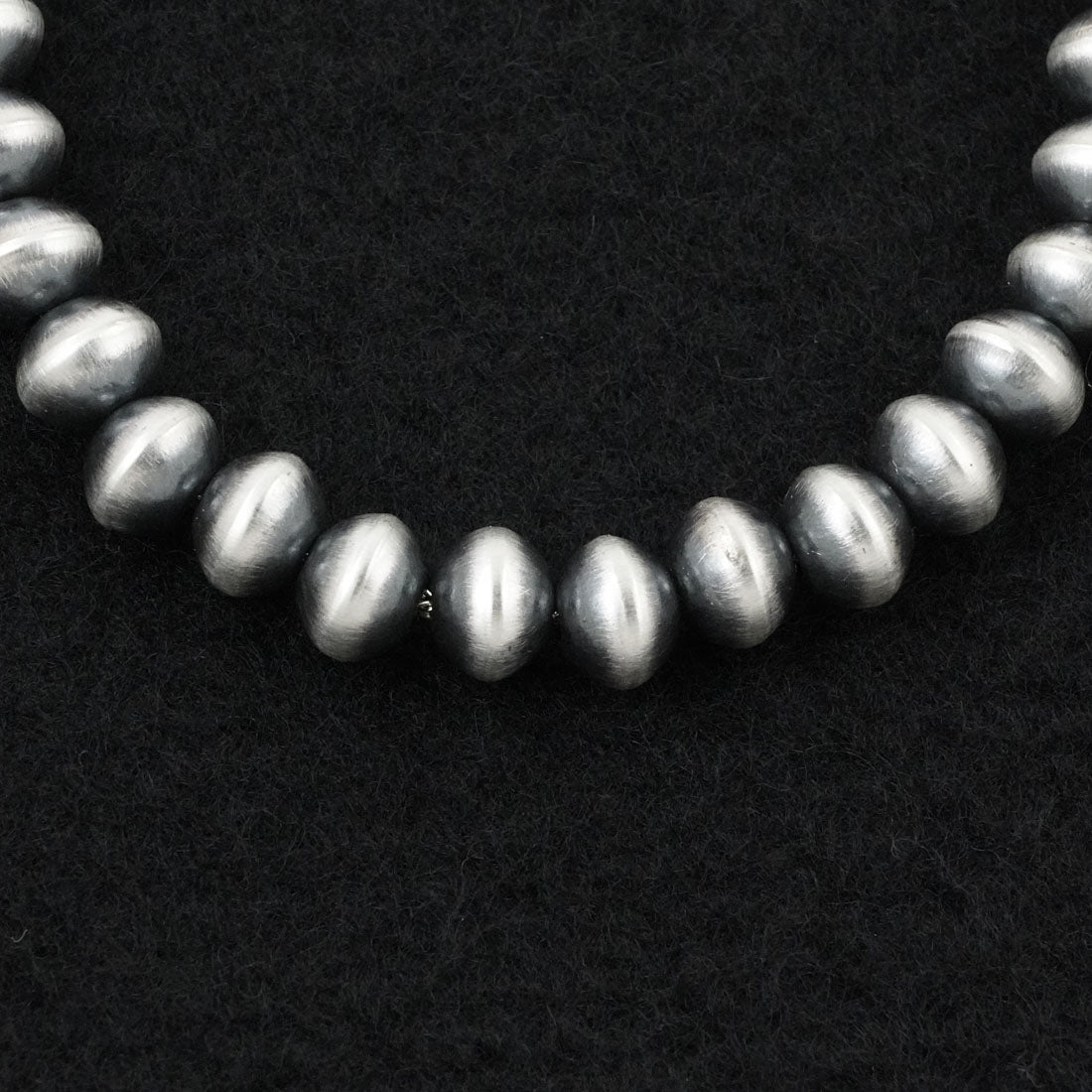 Preston Haley Sterling Silver Navajo Pearl Necklace 20"