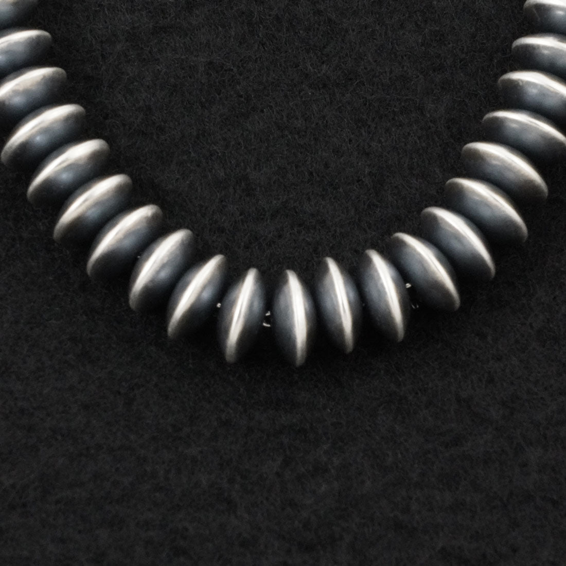 Bryannen Halwood Sterling Silver Navajo Pearl Necklace 22"