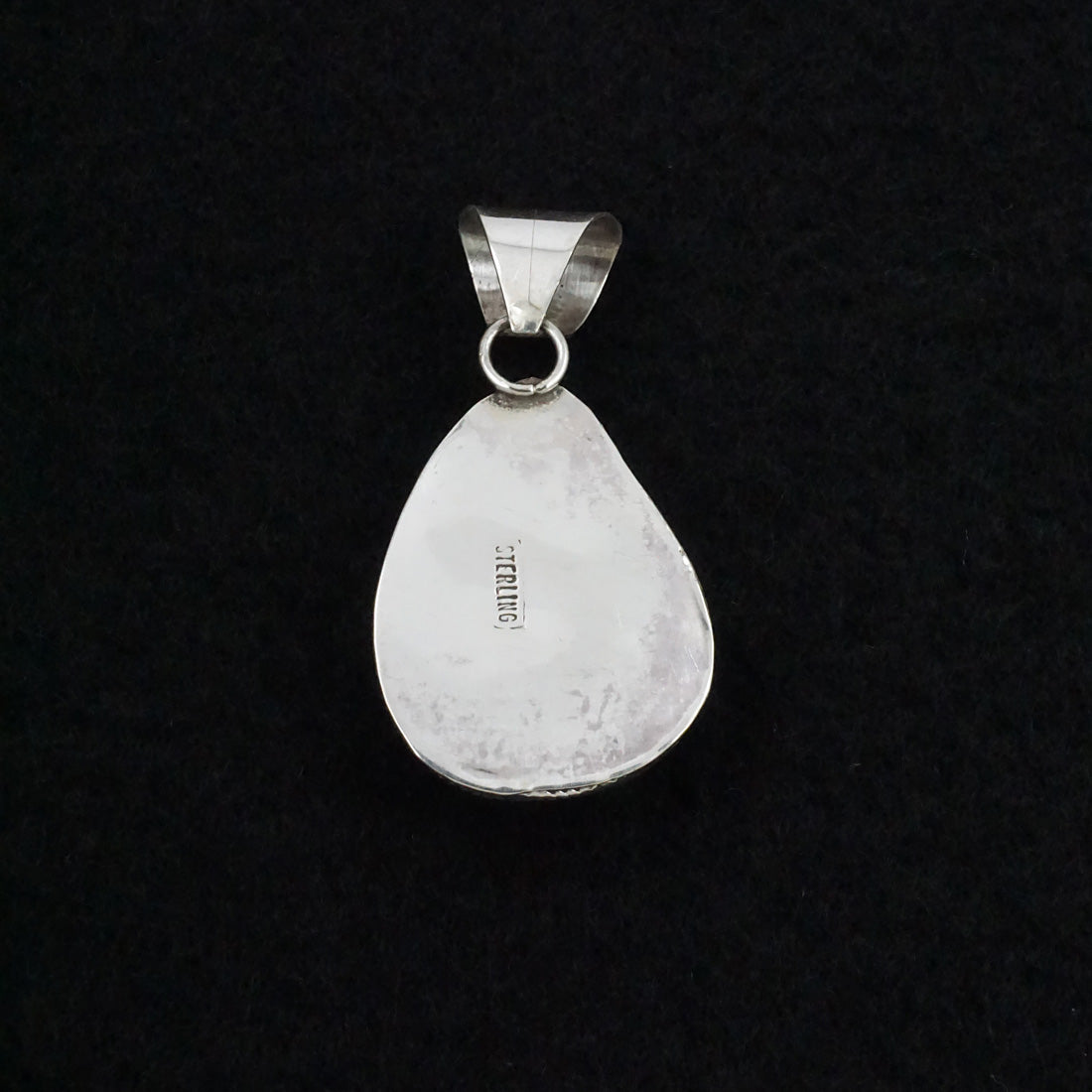 Ernest Hawthorne White Buffalo & Sterling Silver Pendant