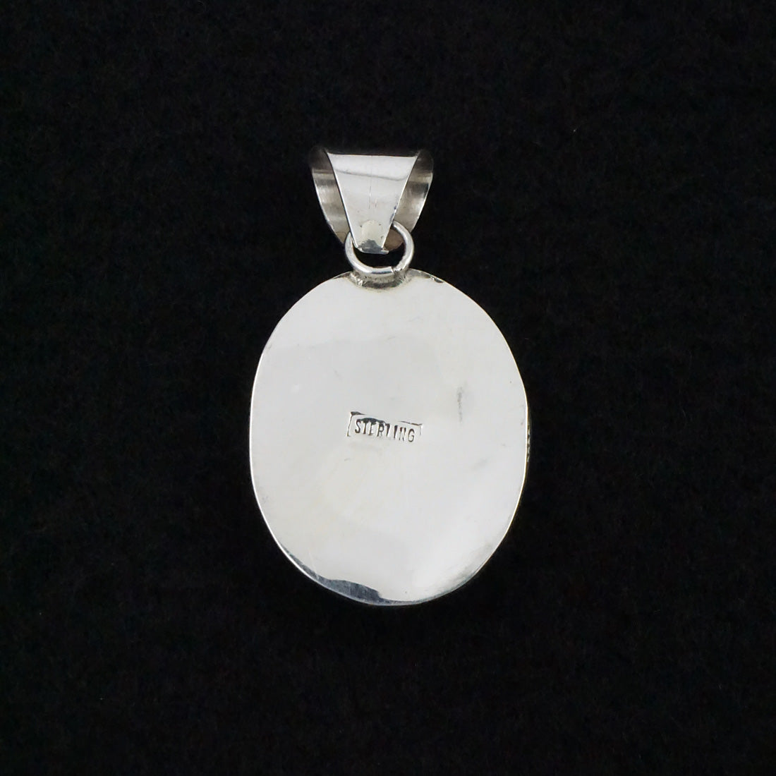 Ernest Hawthorne White Buffalo & Sterling Silver Pendant