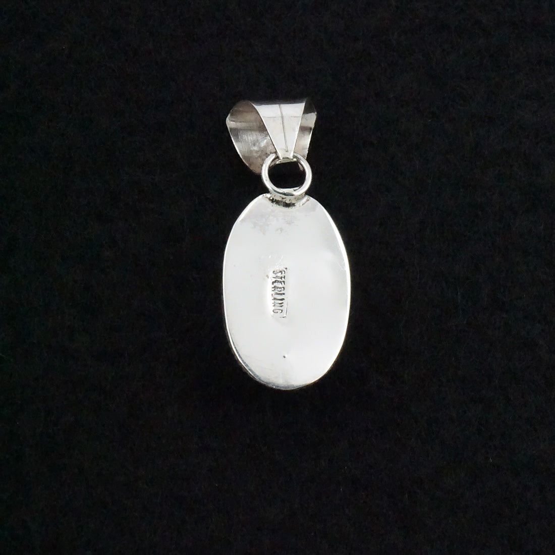 Ernest Hawthorne White Buffalo & Sterling Silver Pendant